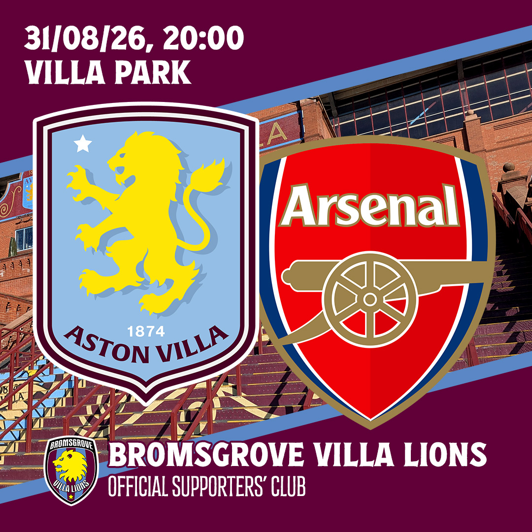 Aston Villa v Arsenal (31/08/26)